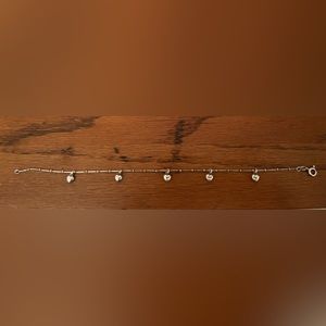 Sterling Silver 10 inch ankle bracelet